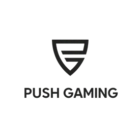 Push Gaming logo, aanbieder van megacluster slots